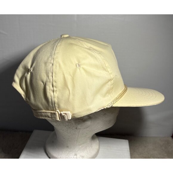 Vintage Half Shell Raw Bar Key West FL Cap W/ Chain Strap Adjustable Eat It Raw - Picture 7 of 9